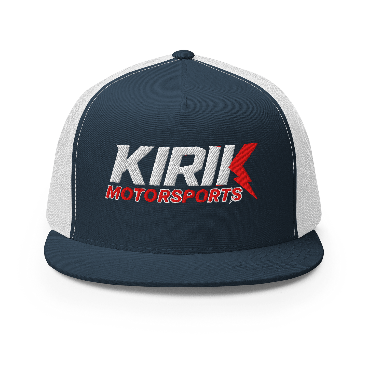 KMS Trucker Cap Navy/ White - Kirik Motorsports
