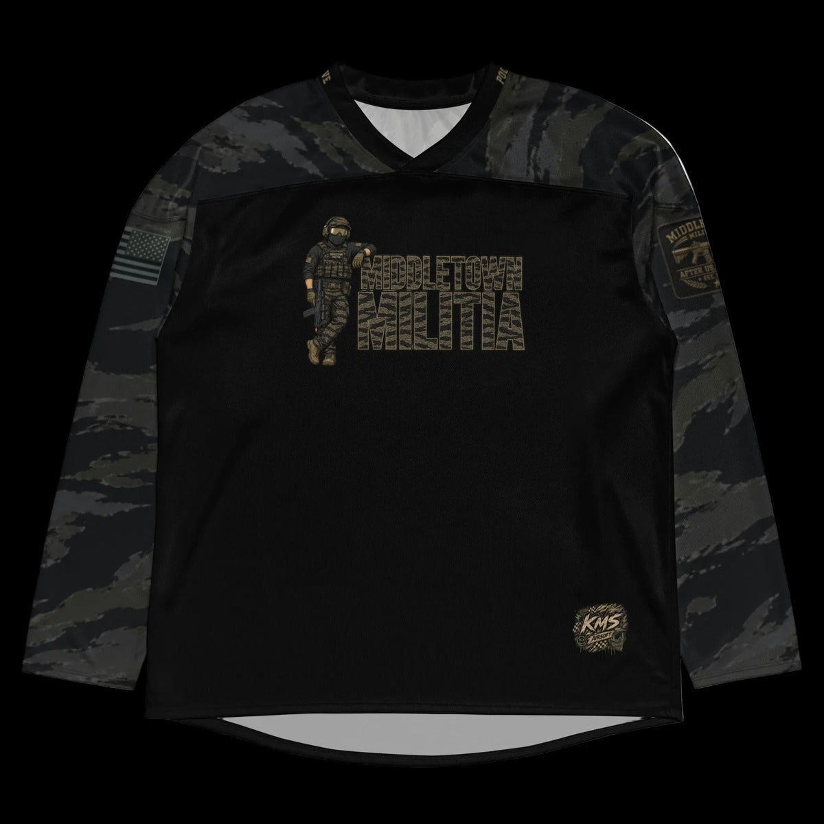 Middletown Militia Black Airsoft Jersey