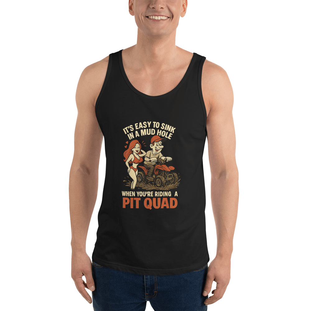 Mudhole Tank Top Black - Kirik Motorsports
