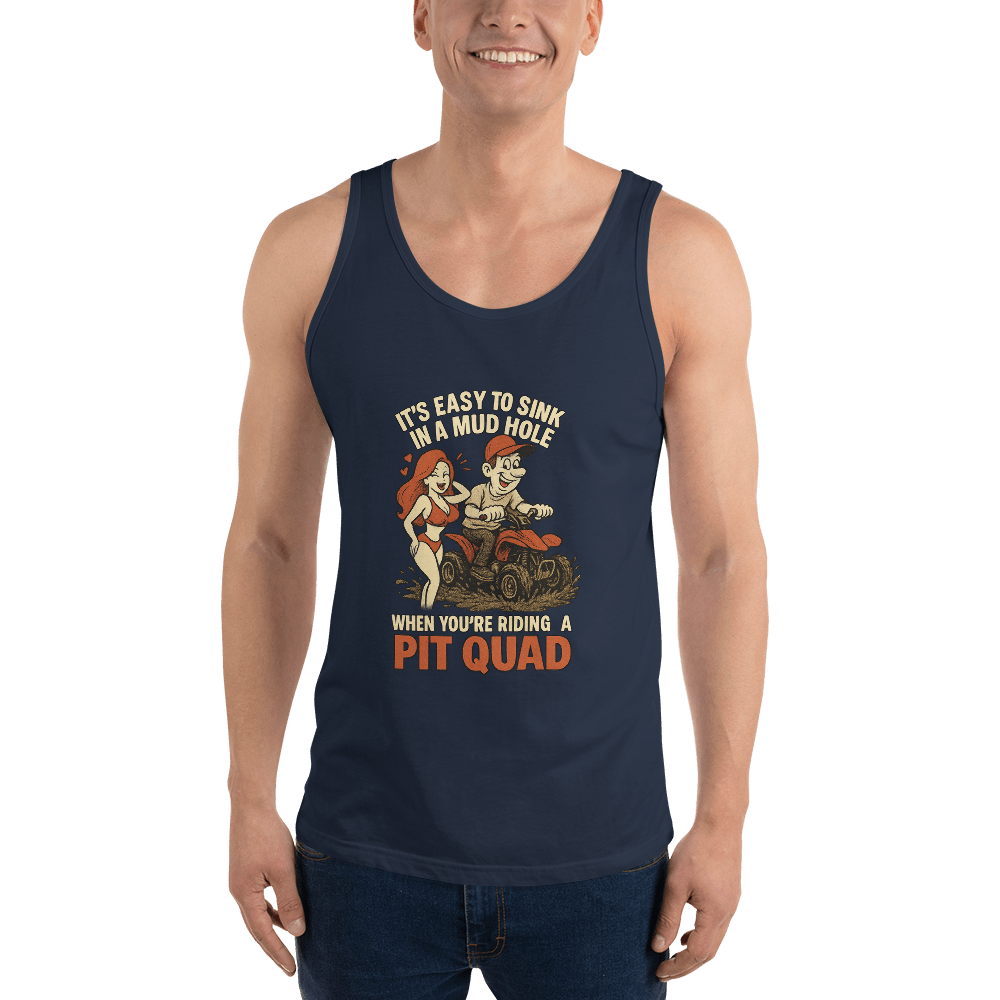 Mudhole Tank Top Navy - Kirik Motorsports