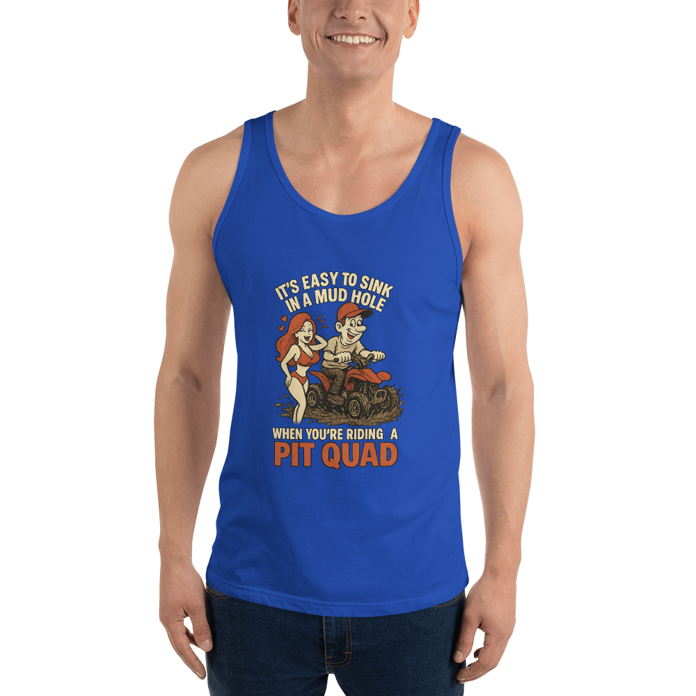 Mudhole Tank Top True Royal - Kirik Motorsports