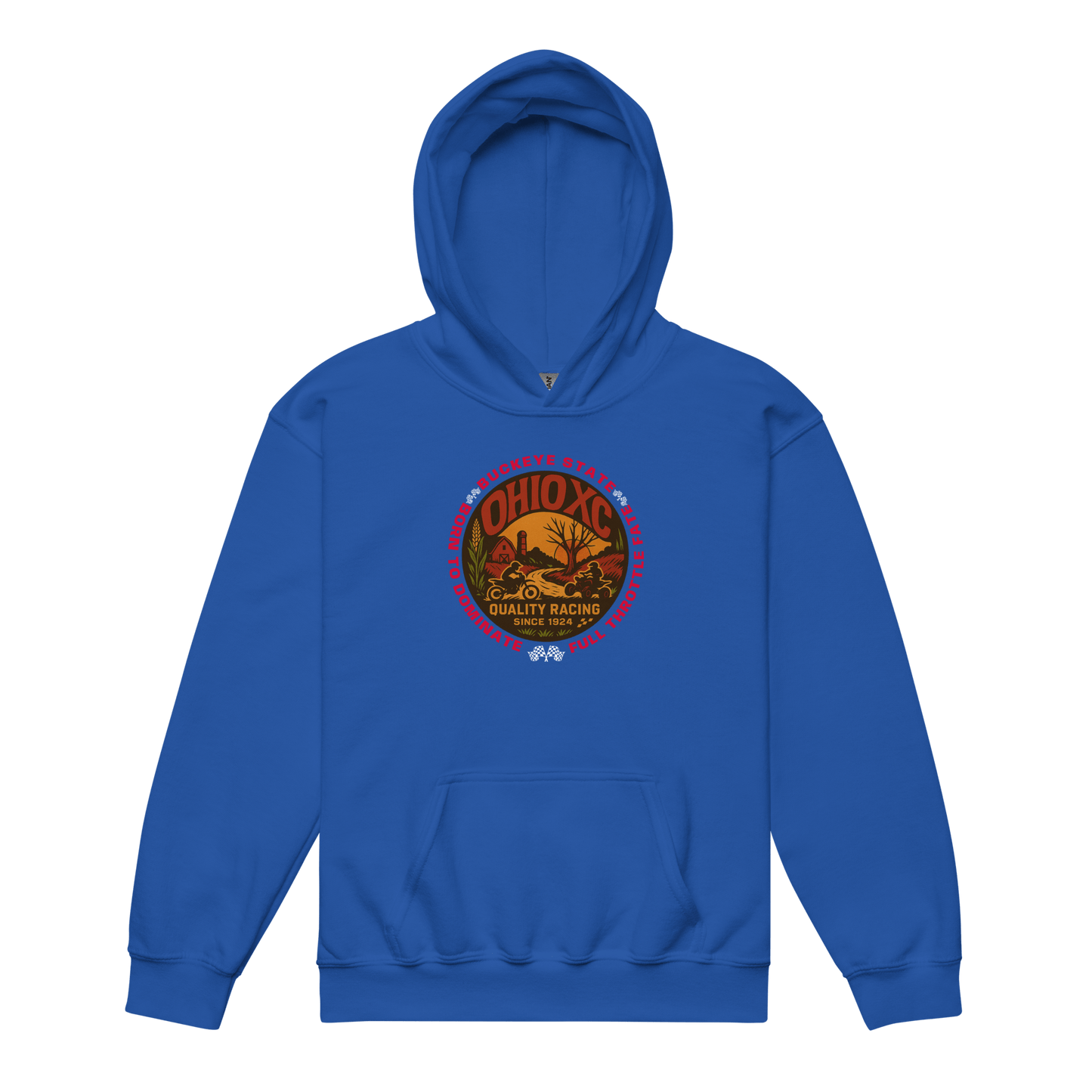 OH XC Hoodie Royal - Kirik Motorsports