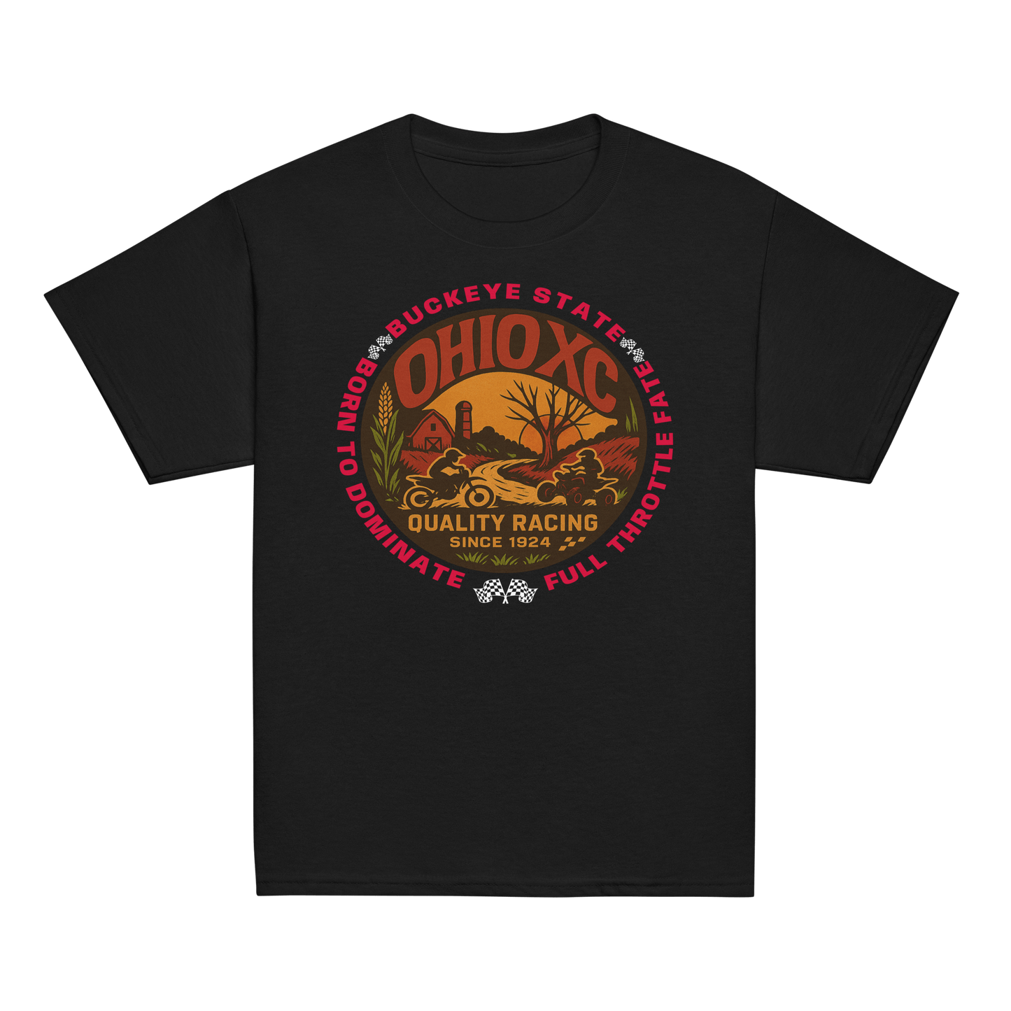 OH XC tee Black - Kirik Motorsports