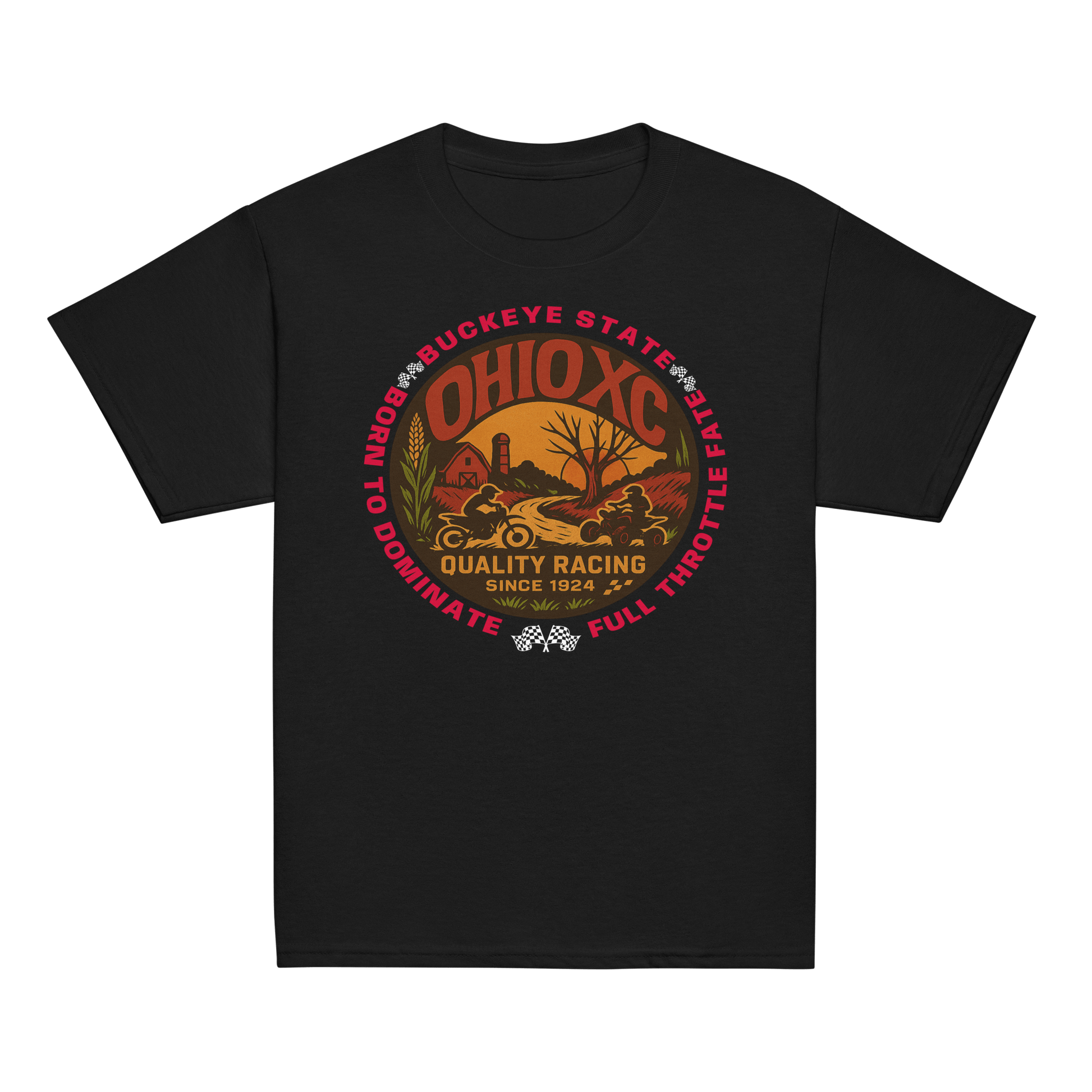 OH XC tee Black - Kirik Motorsports