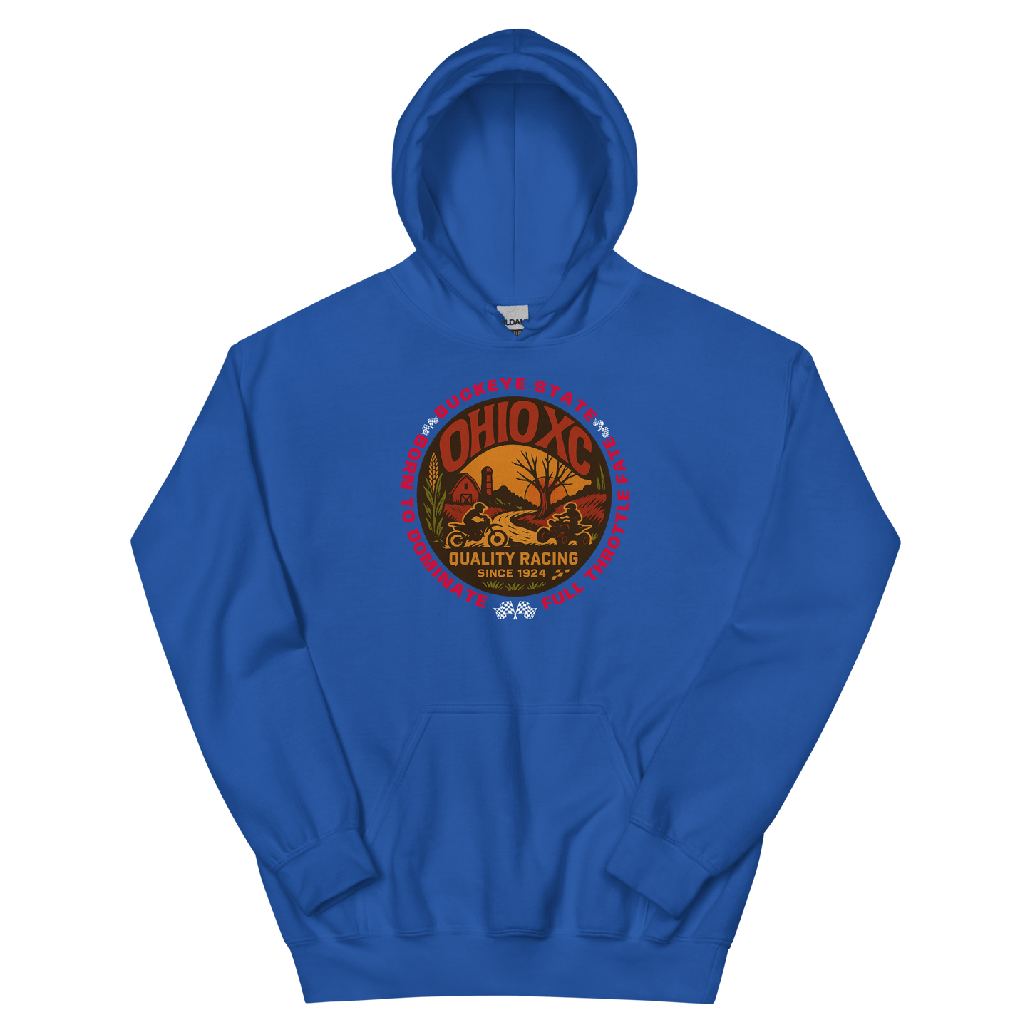Ohio XC Hoodie Royal - Kirik Motorsports