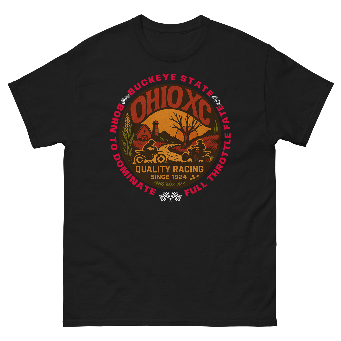 Ohio XC tee Black - Kirik Motorsports