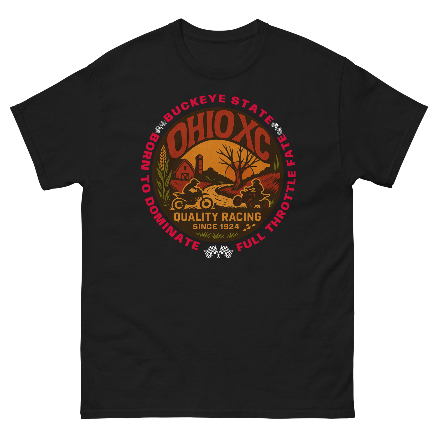 Ohio XC tee Black - Kirik Motorsports