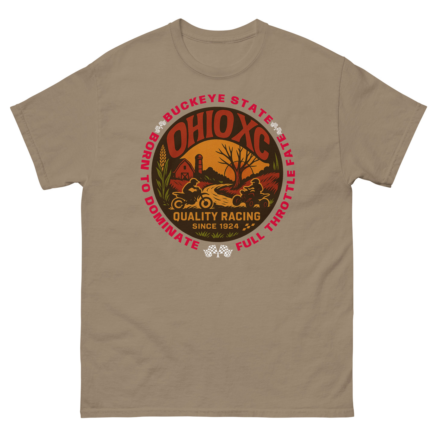 Ohio XC tee Brown Savana - Kirik Motorsports