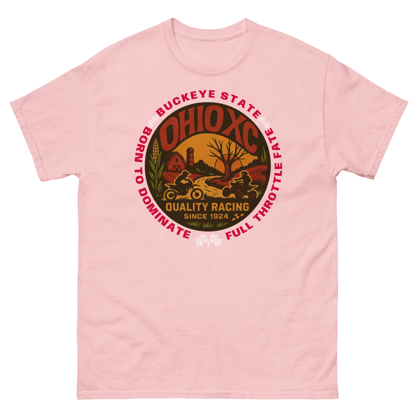 Ohio XC tee Light Pink - Kirik Motorsports