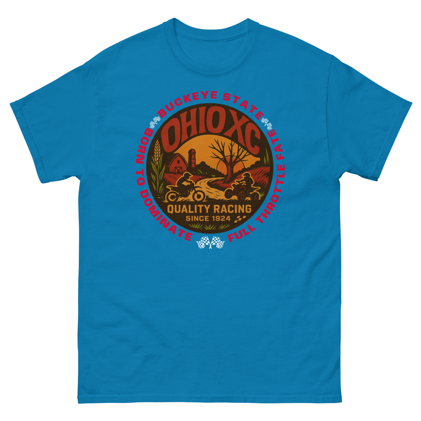 Ohio XC tee Sapphire - Kirik Motorsports