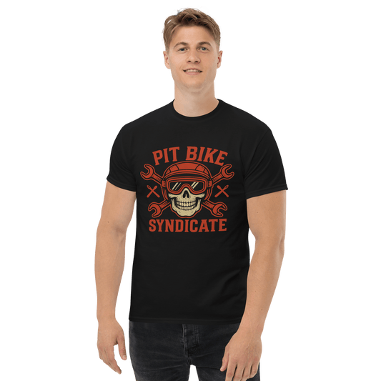 Pit Bike Syndicate Tee Black - Kirik Motorsports