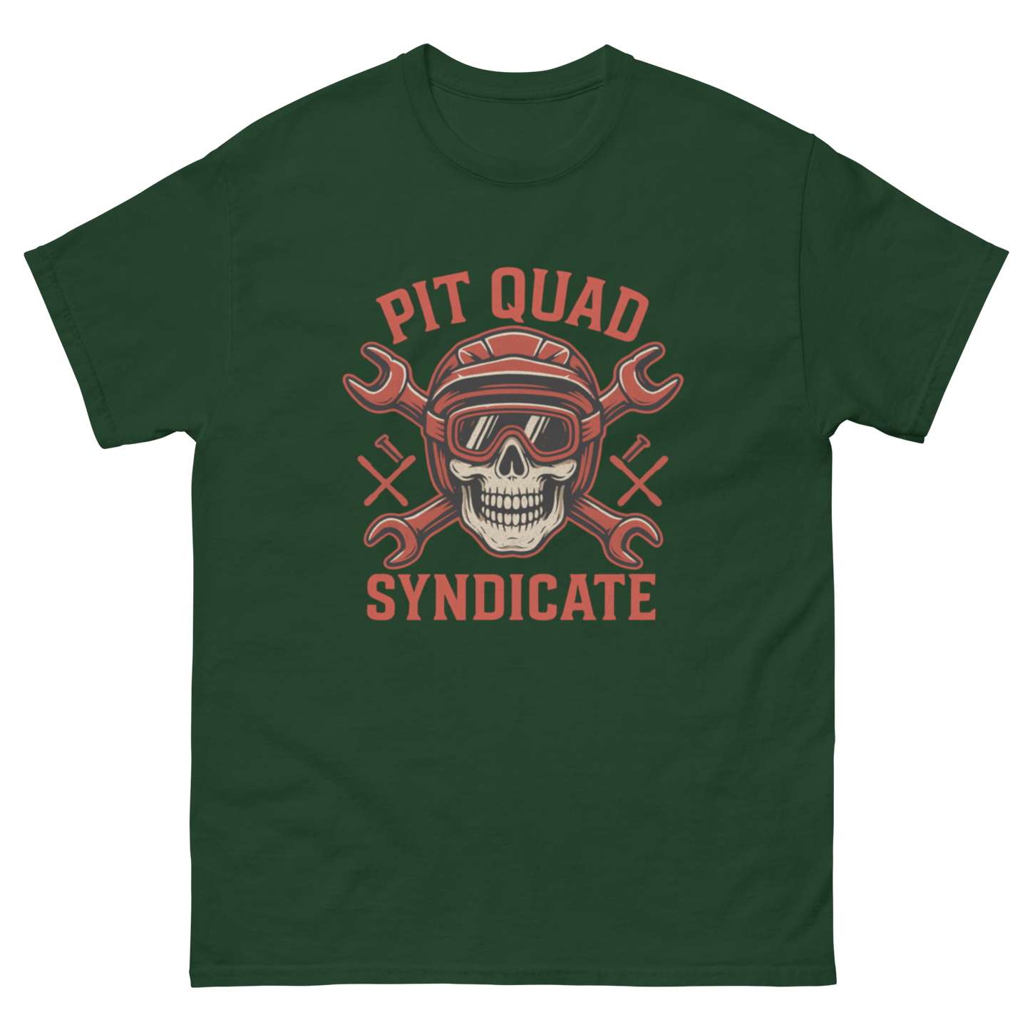 Pit Quad Syndicate tee Forest Green - Kirik Motorsports
