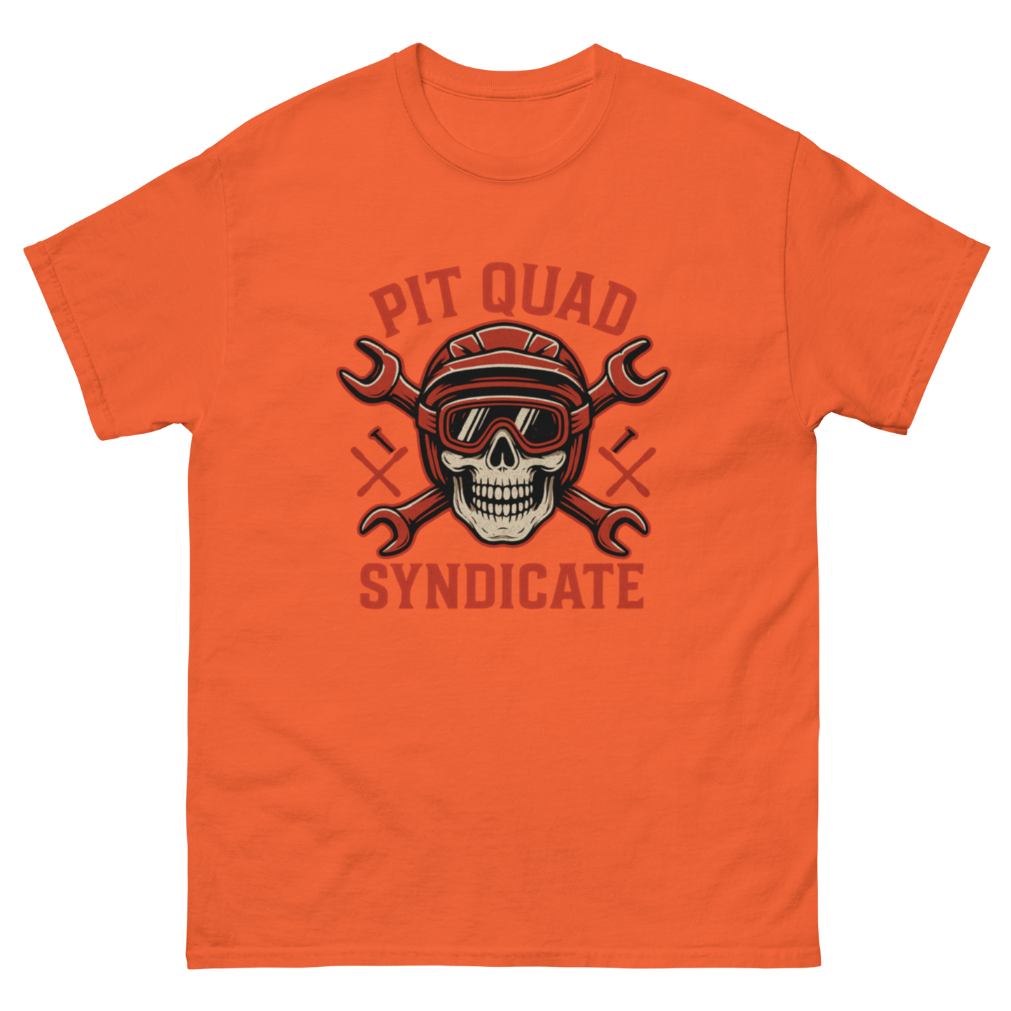 Pit Quad Syndicate tee Orange - Kirik Motorsports