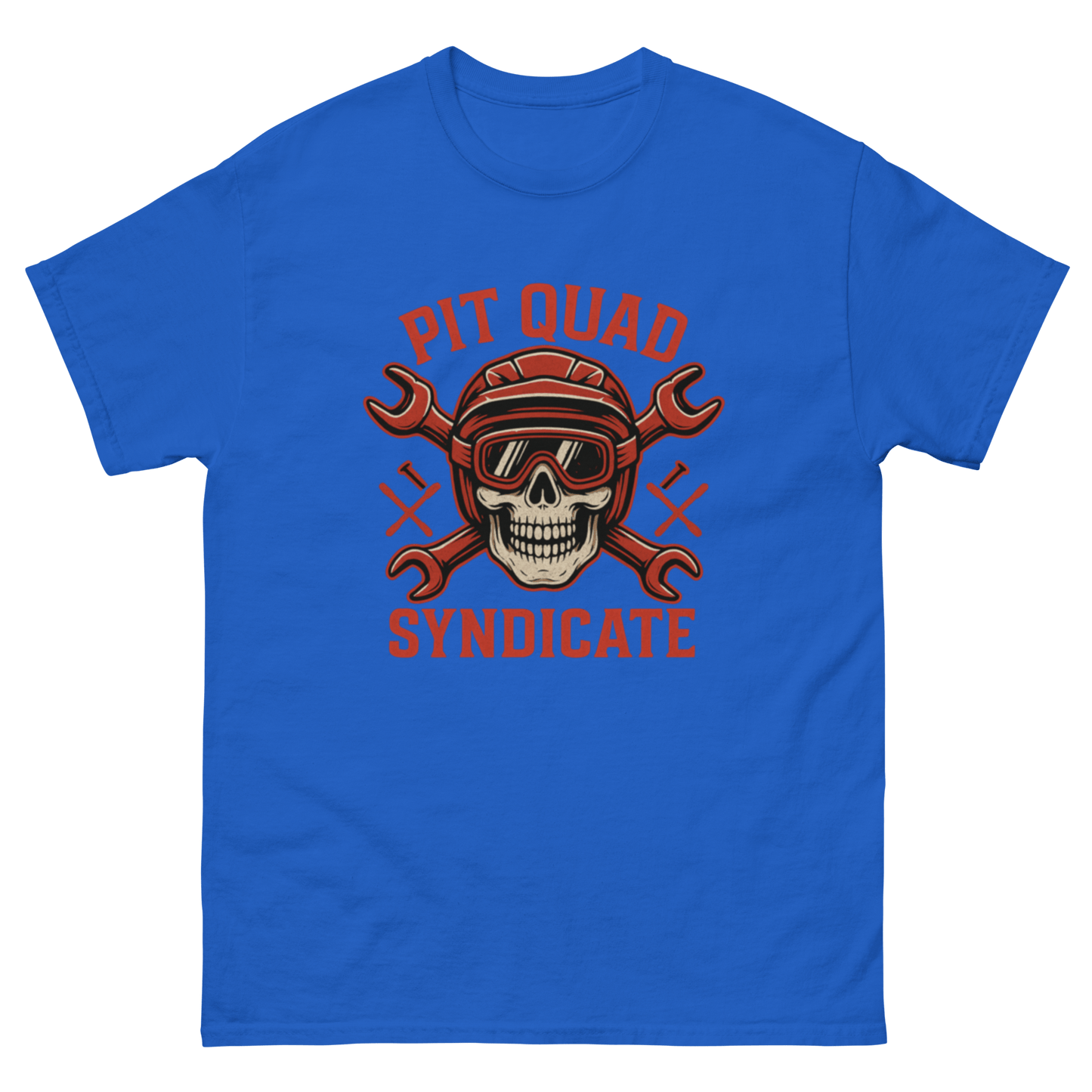 Pit Quad Syndicate tee Royal - Kirik Motorsports