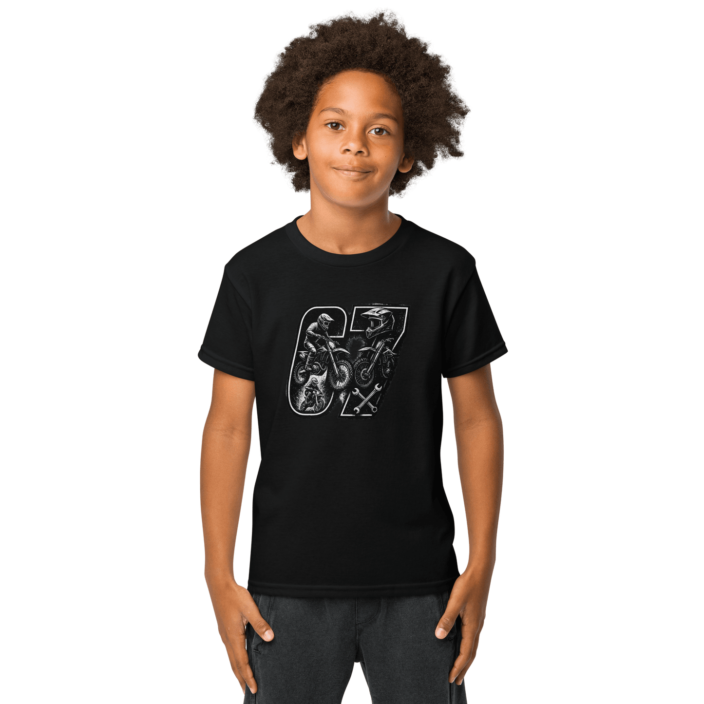 SixSeven youth t-shirt Black - Kirik Motorsports