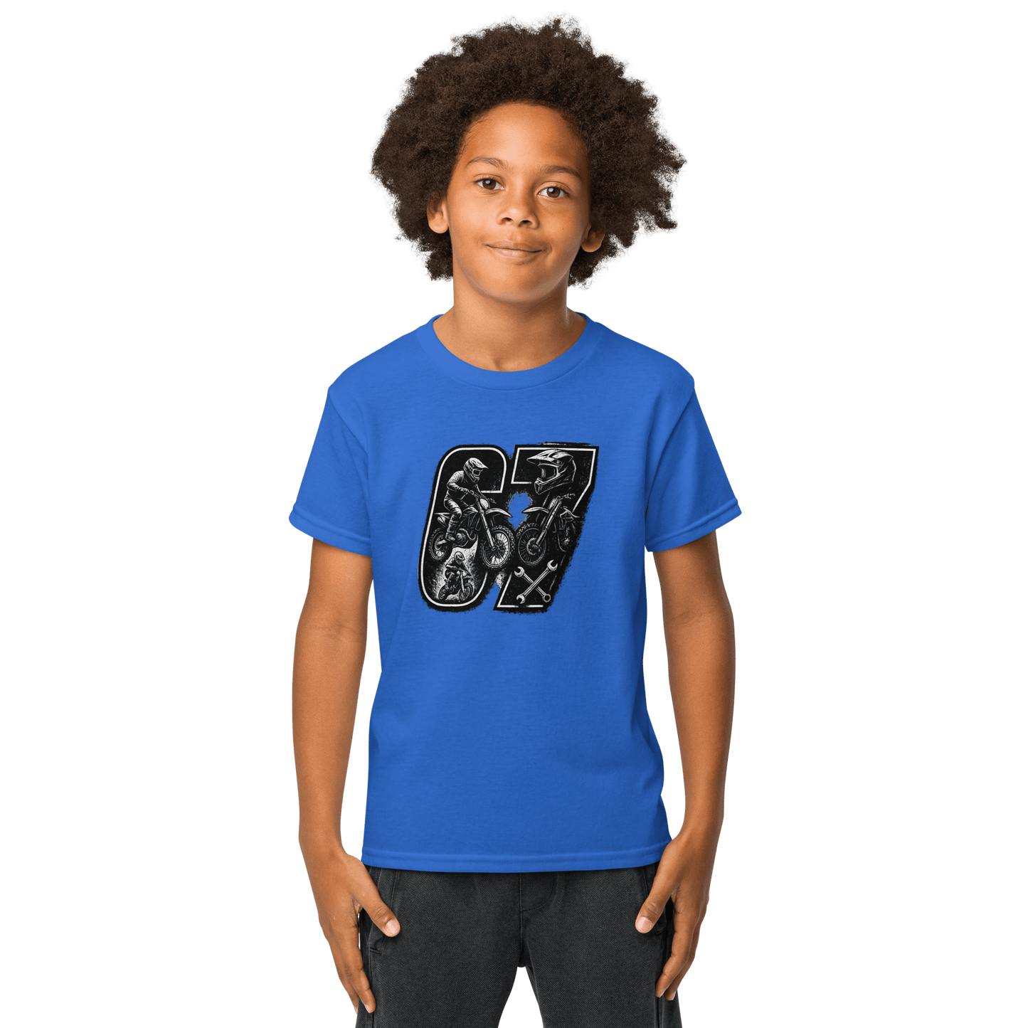 SixSeven youth t-shirt Royal - Kirik Motorsports
