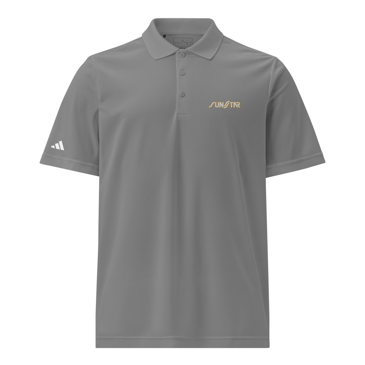 Sunstar Adidas sport polo Grey Three - Kirik Motorsports