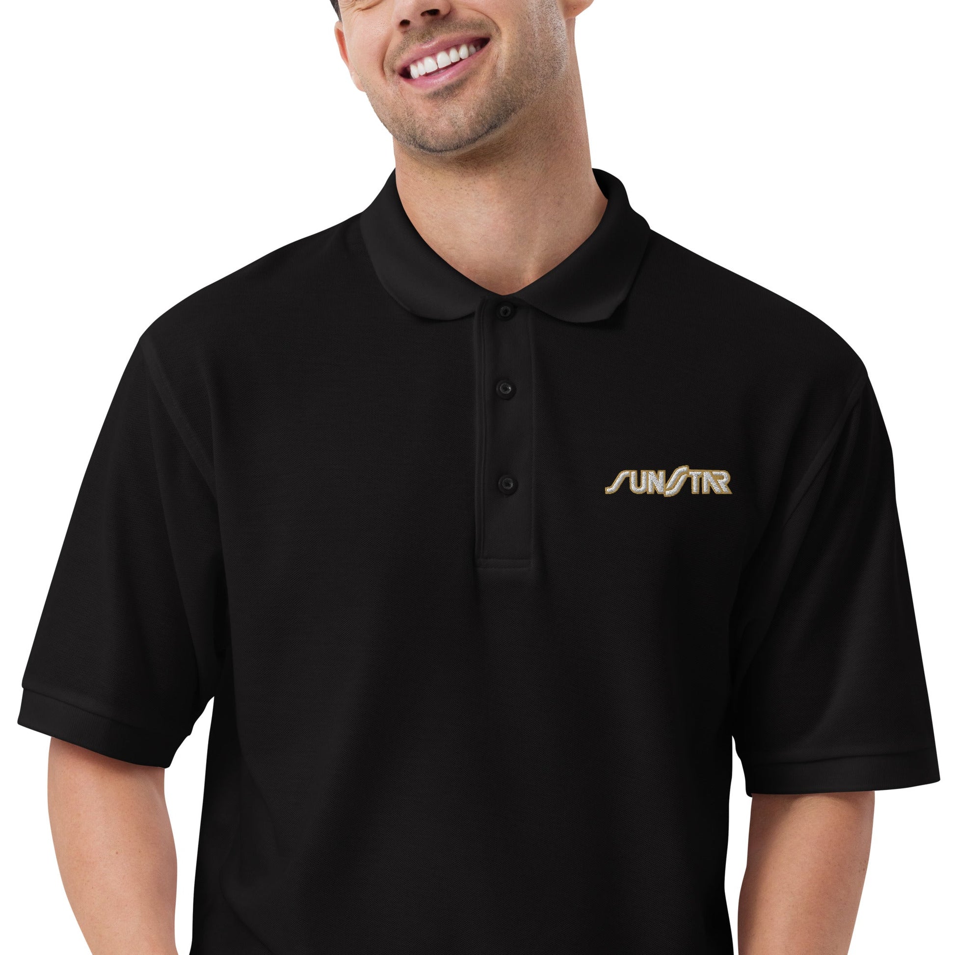 Sunstar Men's Polo Black - Kirik Motorsports