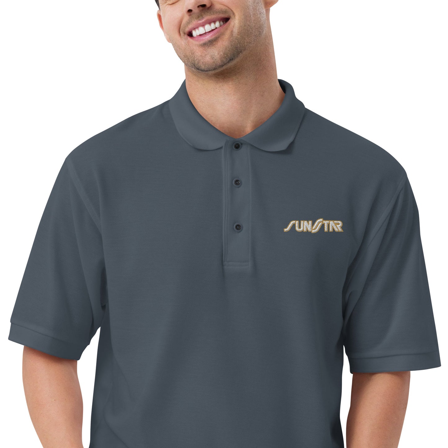 Sunstar Men's Polo Steel Grey - Kirik Motorsports
