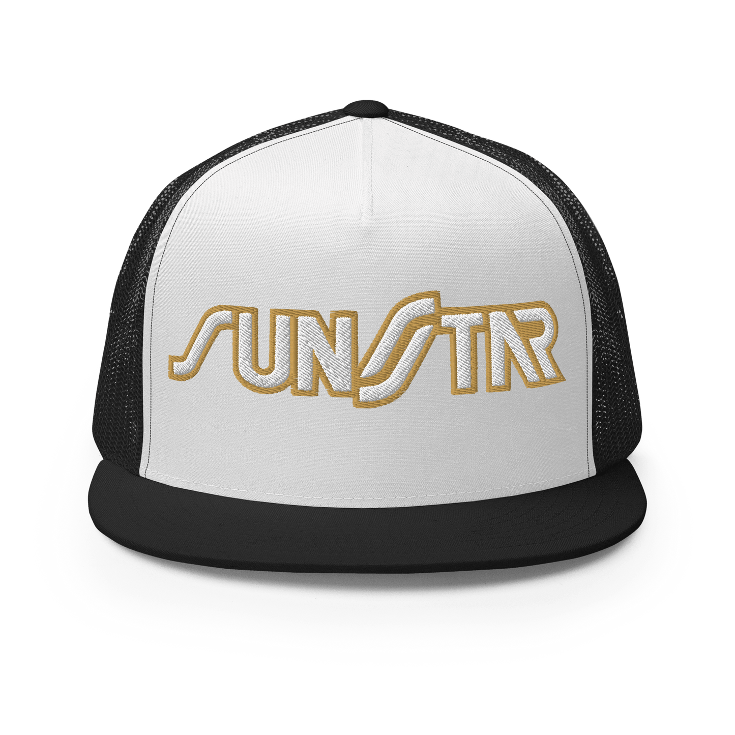 Sunstar Trucker Cap Black/ White/ Black - Kirik Motorsports