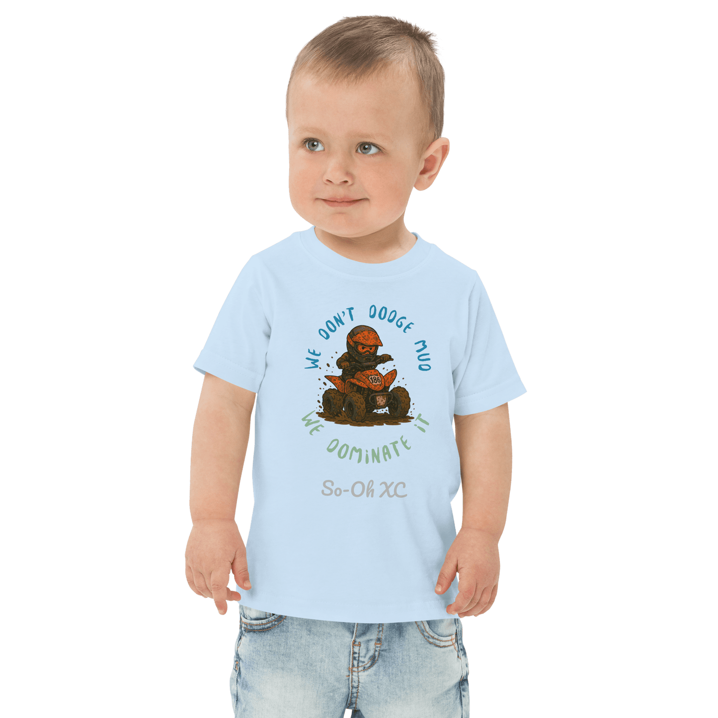 Toddler So - Oh ATV t-shirt Light Blue - Kirik Motorsports