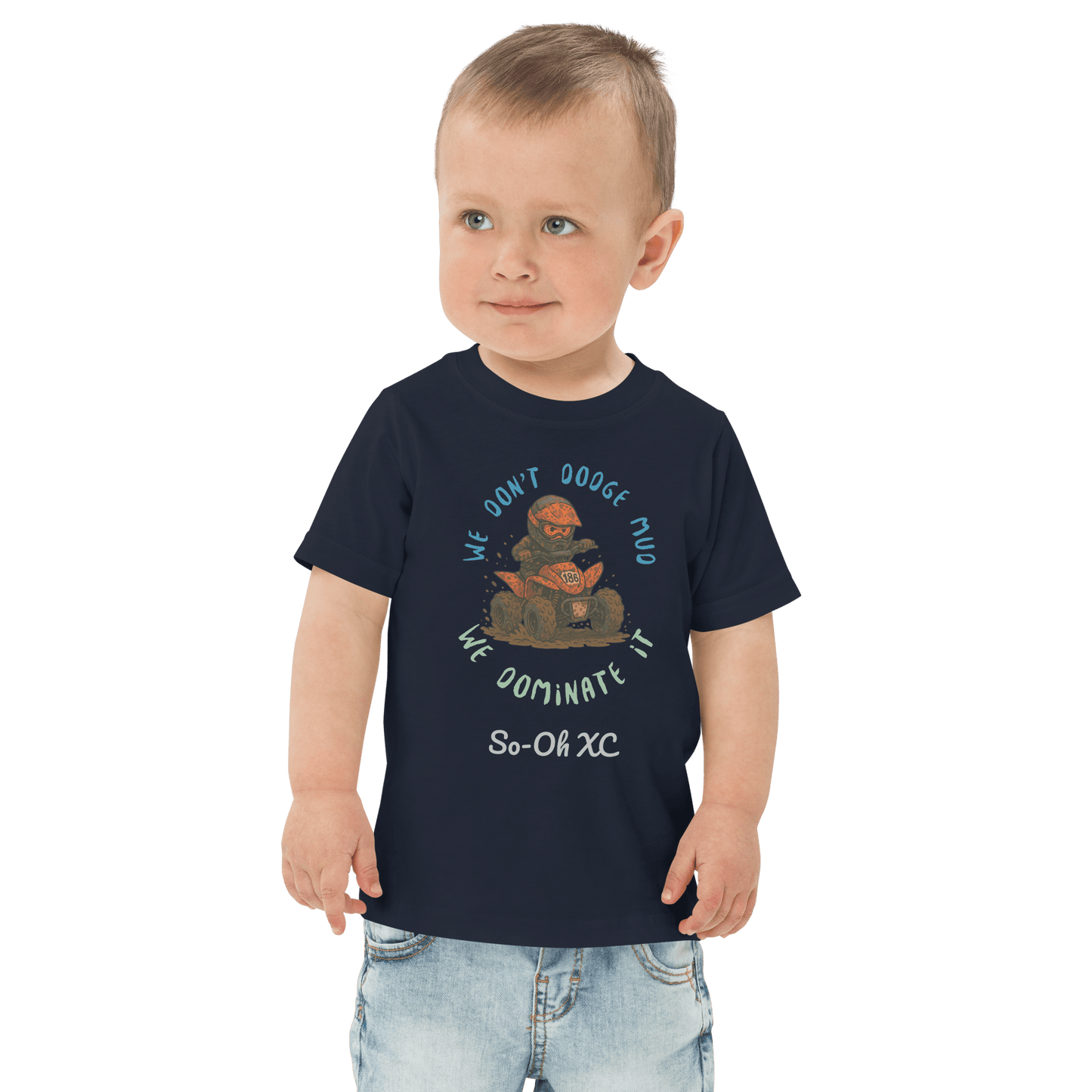Toddler So - Oh ATV t-shirt Navy - Kirik Motorsports