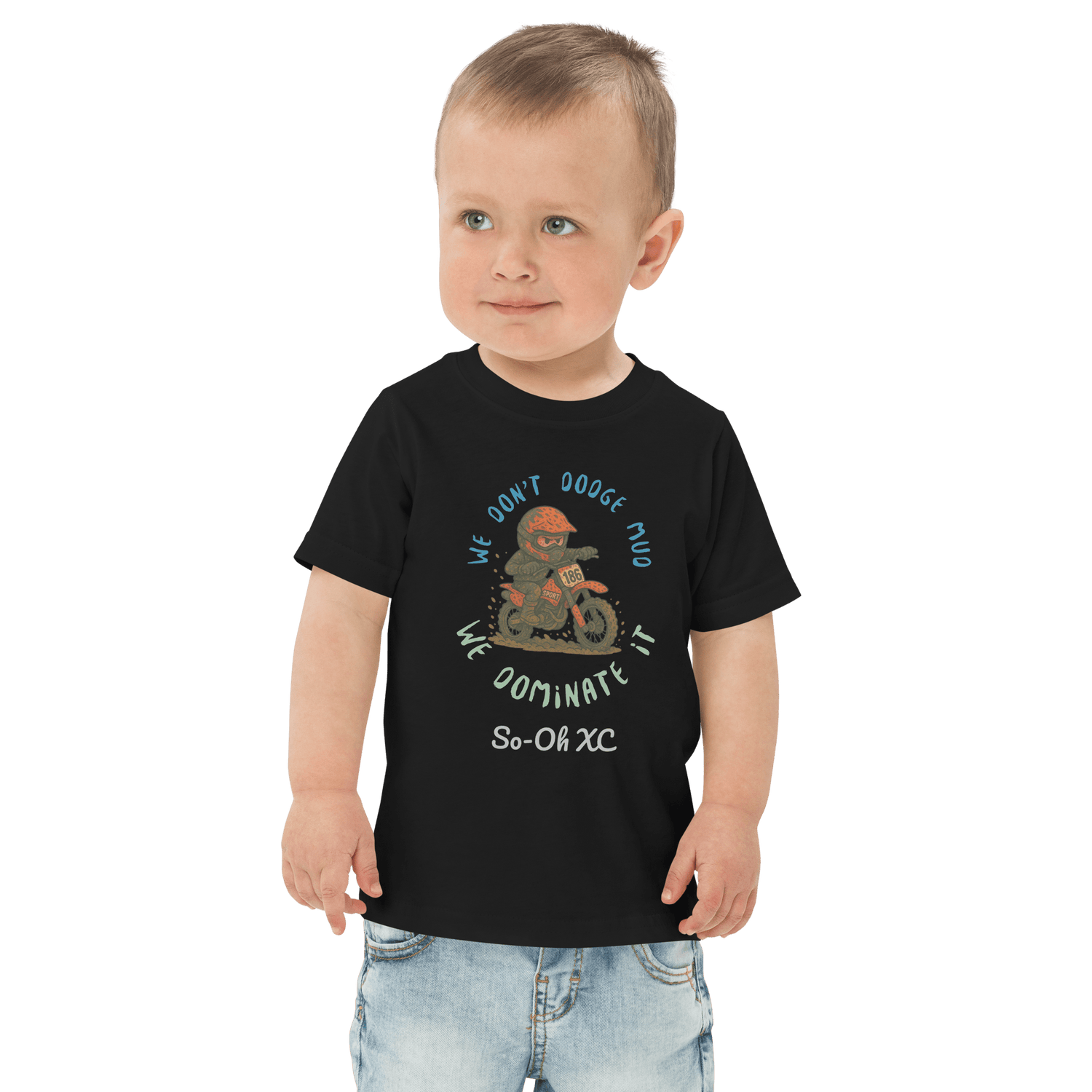 Toddler So - Oh Bike t-shirt Black - Kirik Motorsports