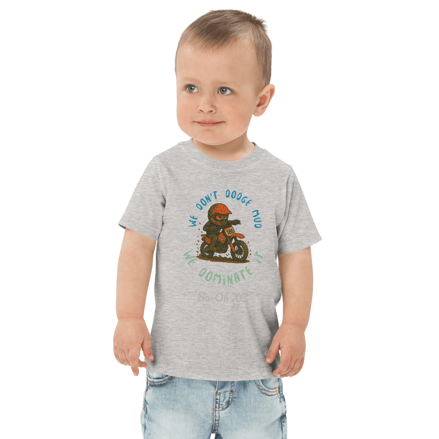 Toddler So - Oh Bike t-shirt Heather - Kirik Motorsports