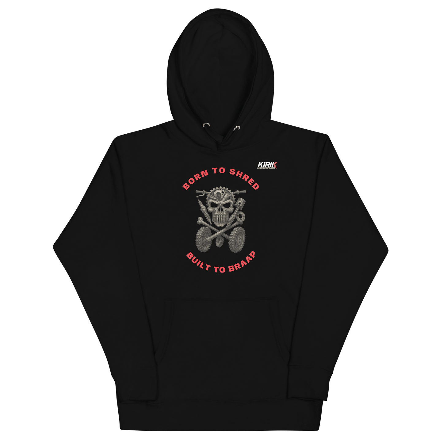 Unisex Adult Braap Hoodie Black - Kirik Motorsports