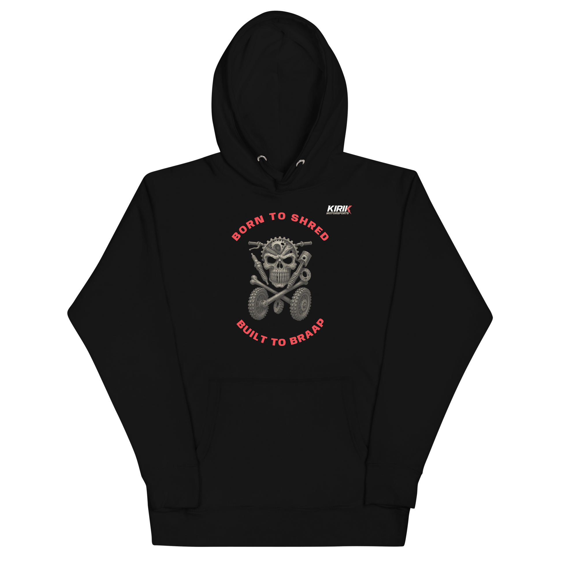 Unisex Adult Braap Hoodie Black - Kirik Motorsports