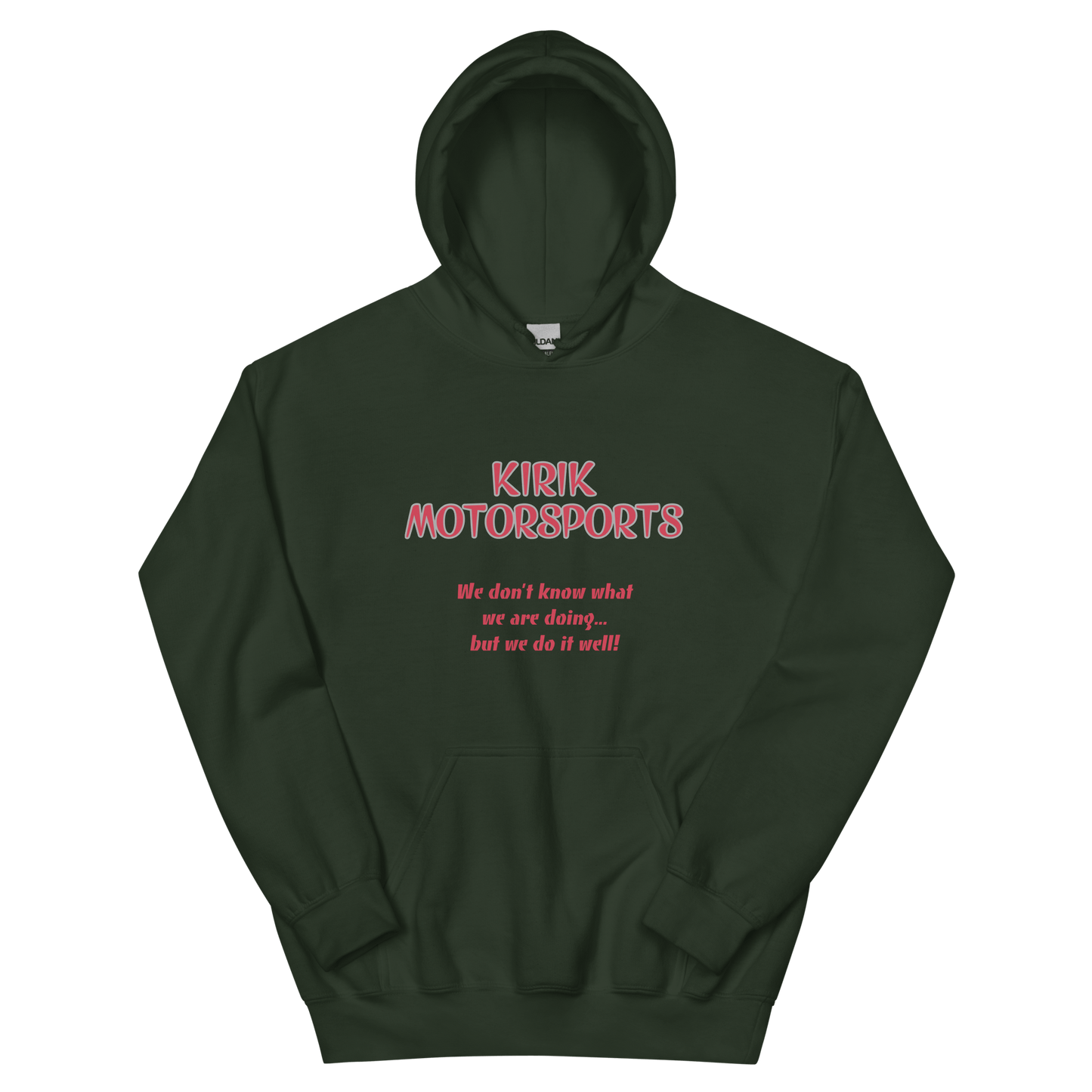 Unisex Adult KMS Hoodie Forest Green - Kirik Motorsports