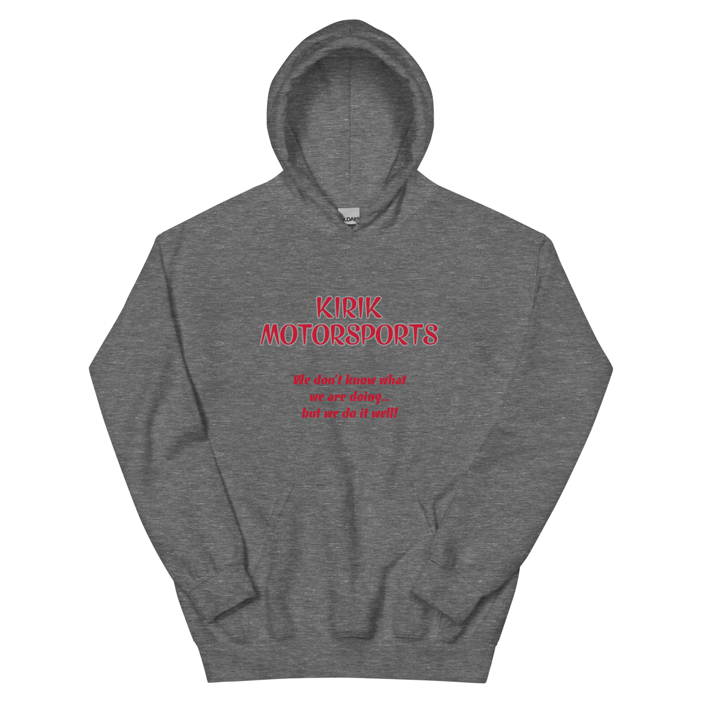 Unisex Adult KMS Hoodie Graphite Heather - Kirik Motorsports