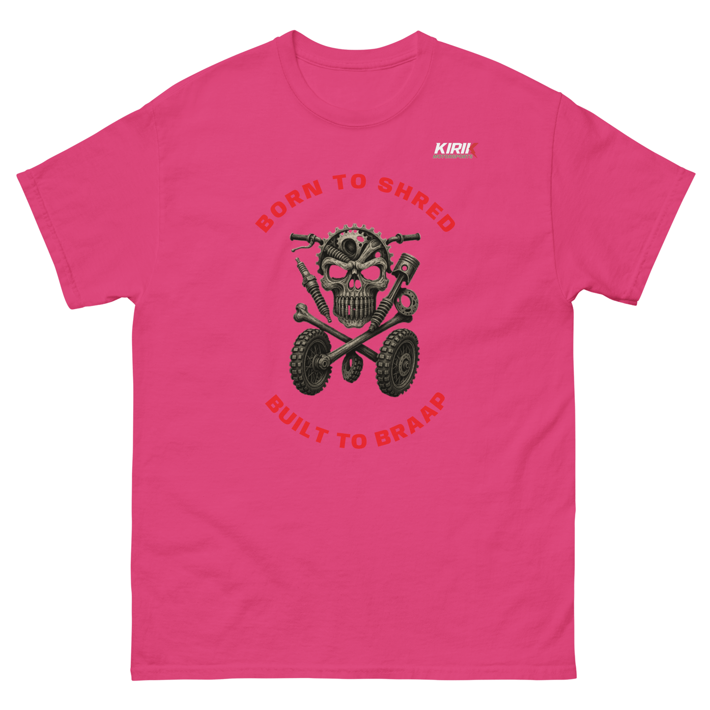 Unisex Braap tee Heliconia - Kirik Motorsports