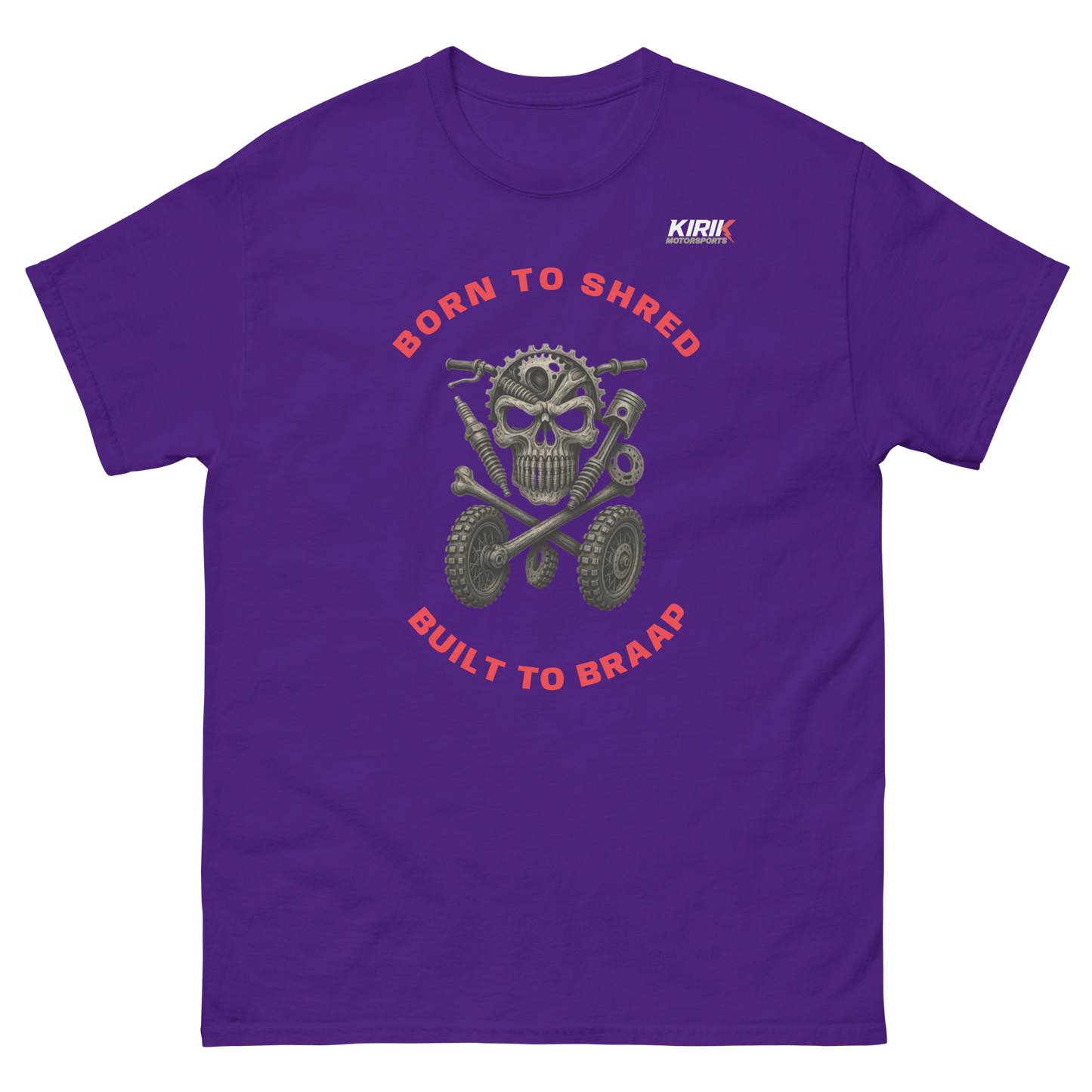 Unisex Braap tee Purple - Kirik Motorsports