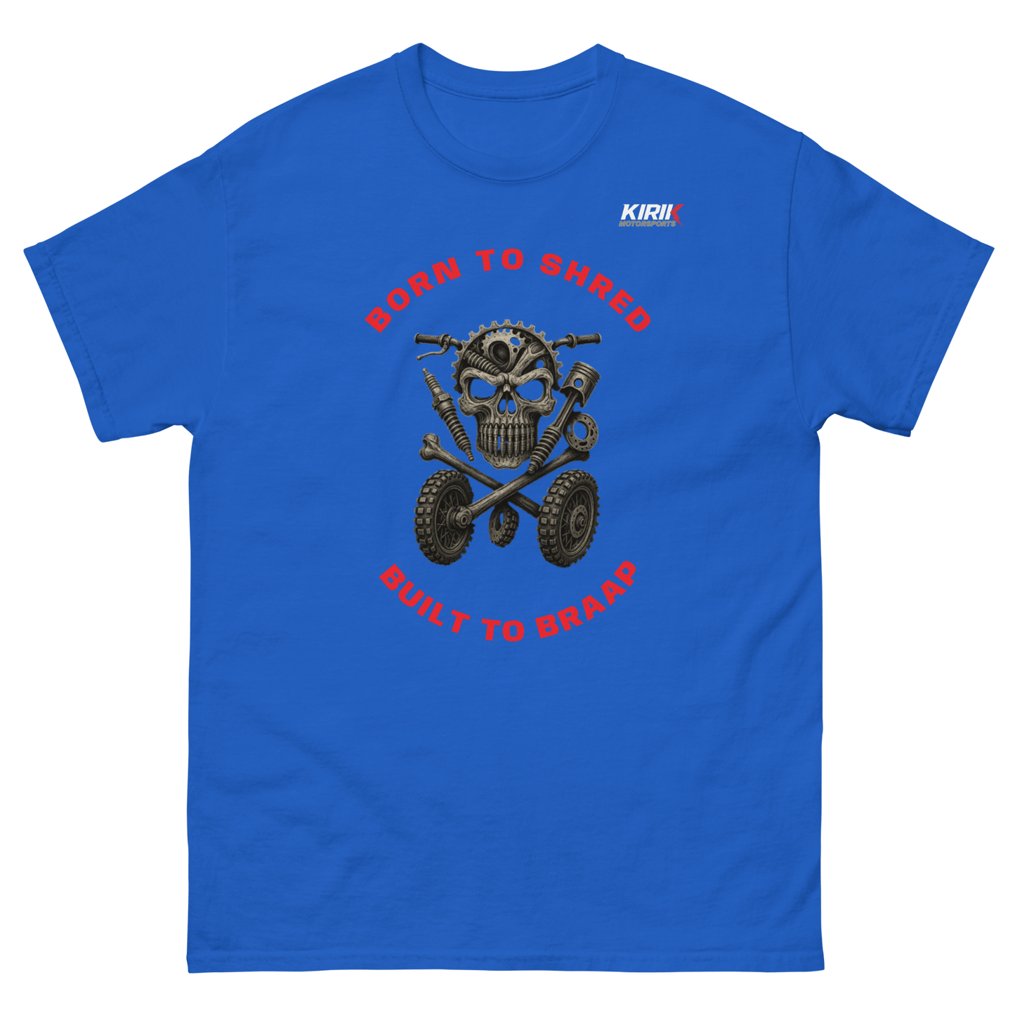 Unisex Braap tee Royal - Kirik Motorsports