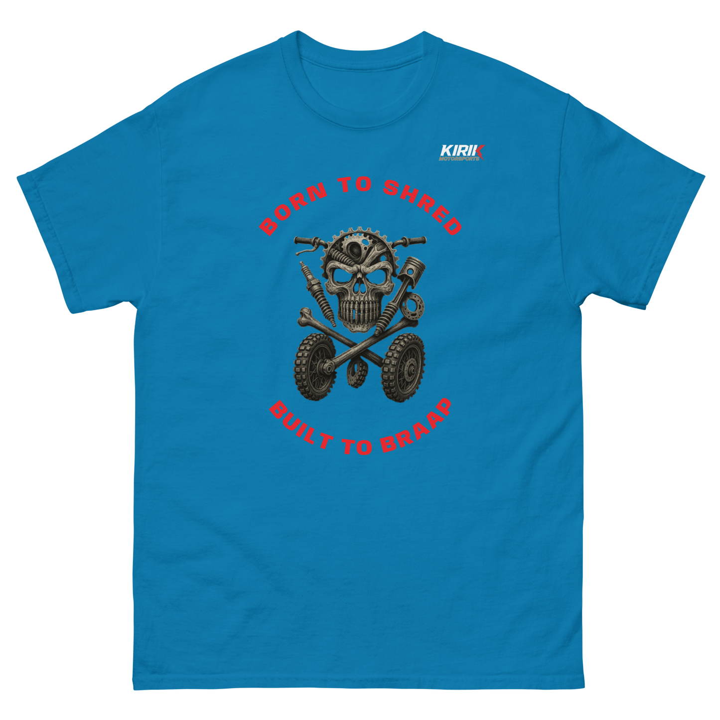 Unisex Braap tee Sapphire - Kirik Motorsports