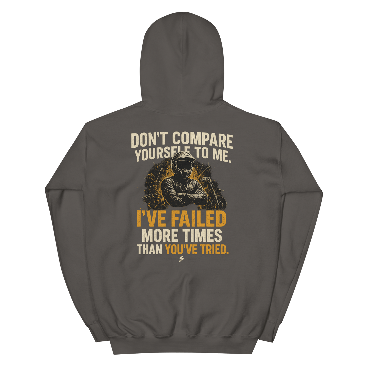 Unisex Compare Hoodie Charcoal - Kirik Motorsports