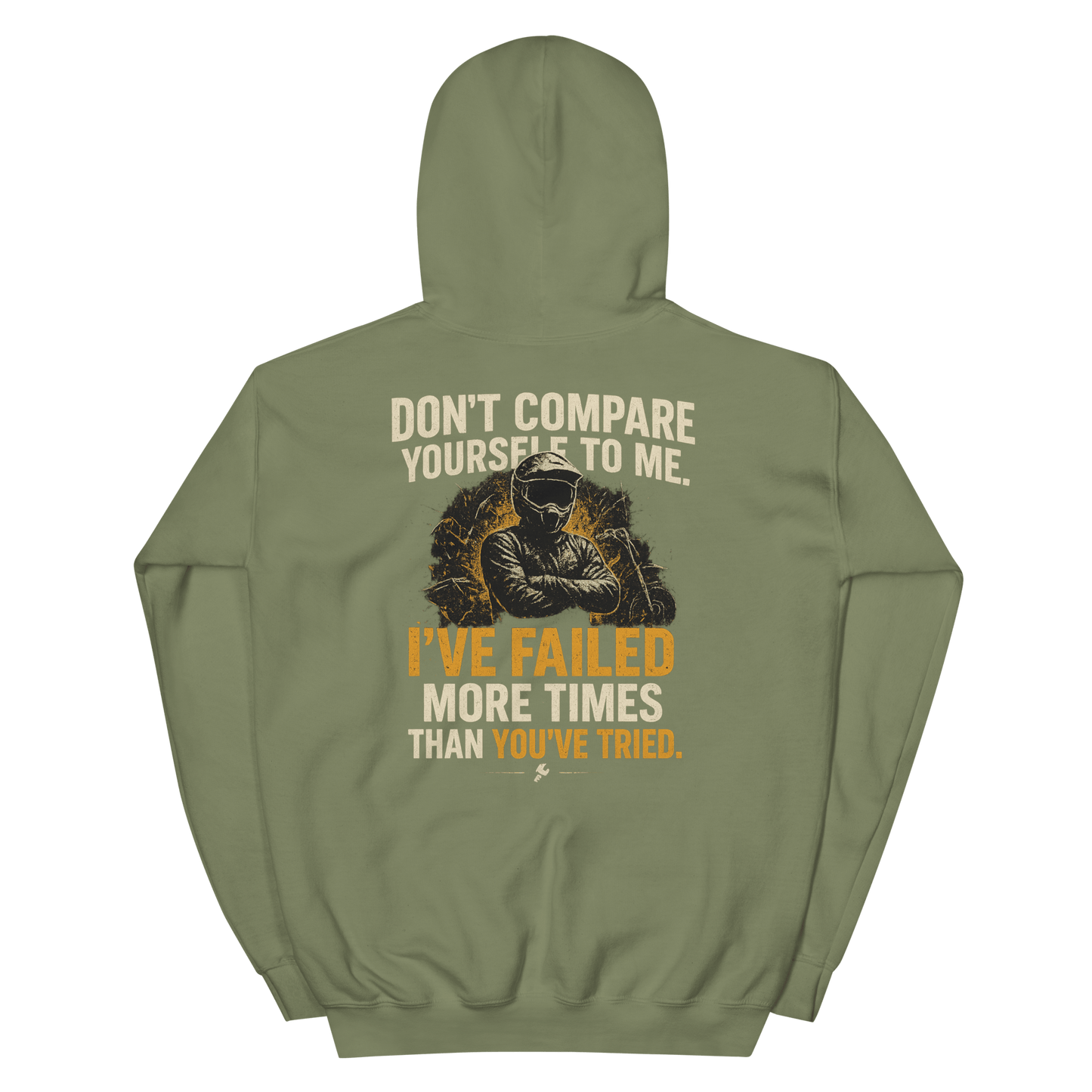 Unisex Compare Hoodie Military Green - Kirik Motorsports