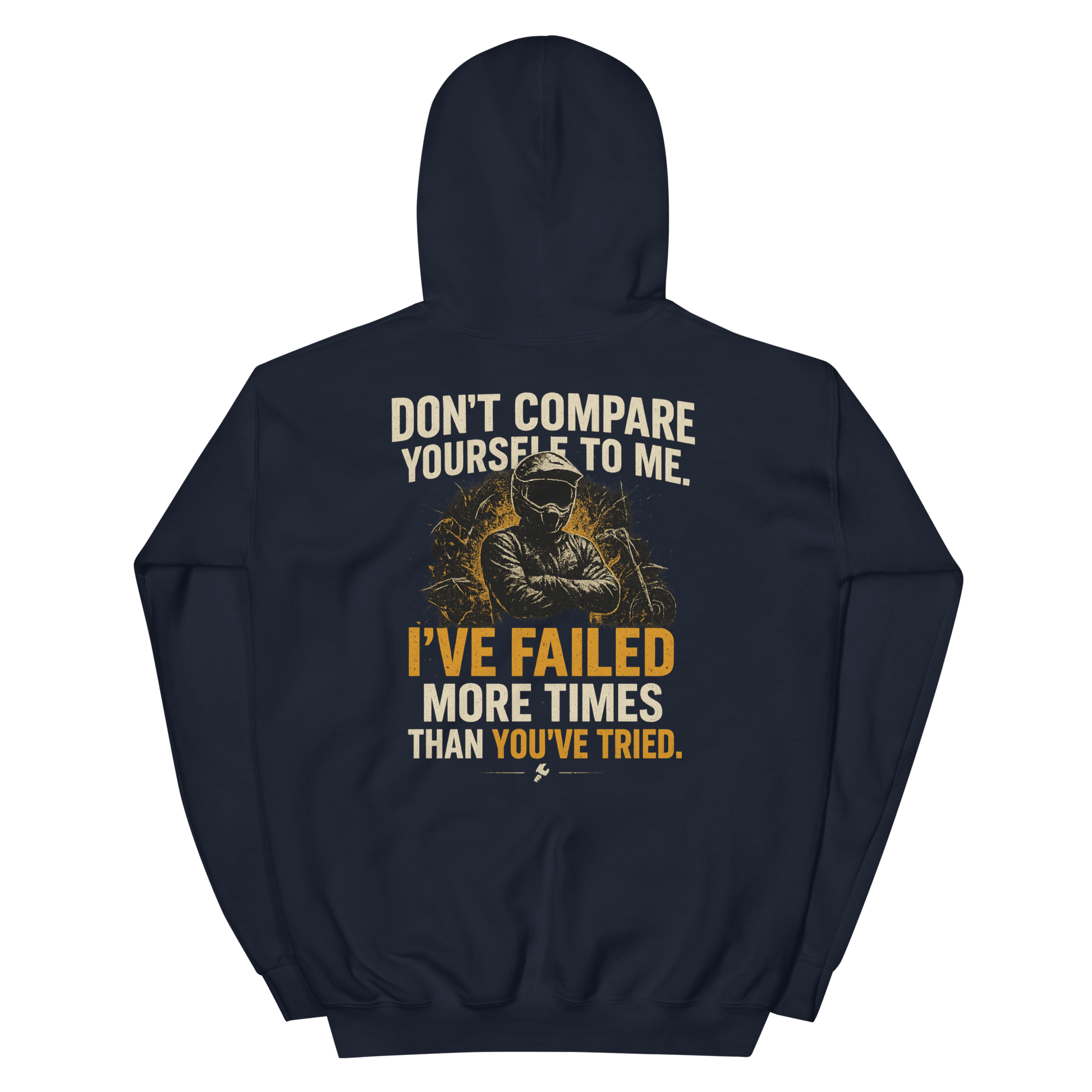 Unisex Compare Hoodie Navy - Kirik Motorsports