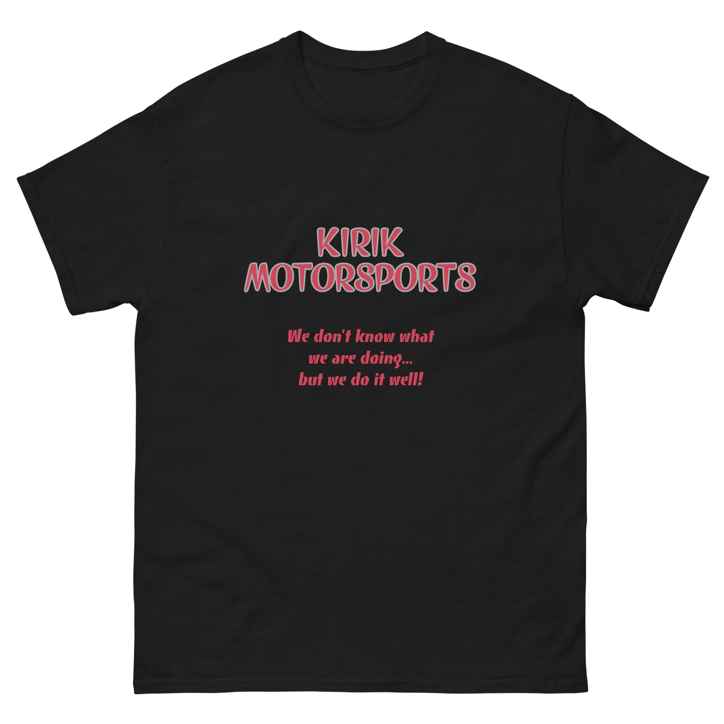 Unisex KMS tee Black - Kirik Motorsports