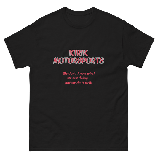 Unisex KMS tee Black - Kirik Motorsports