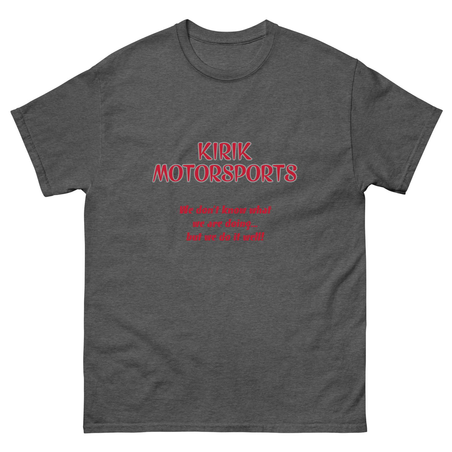 Unisex KMS tee Dark Heather - Kirik Motorsports
