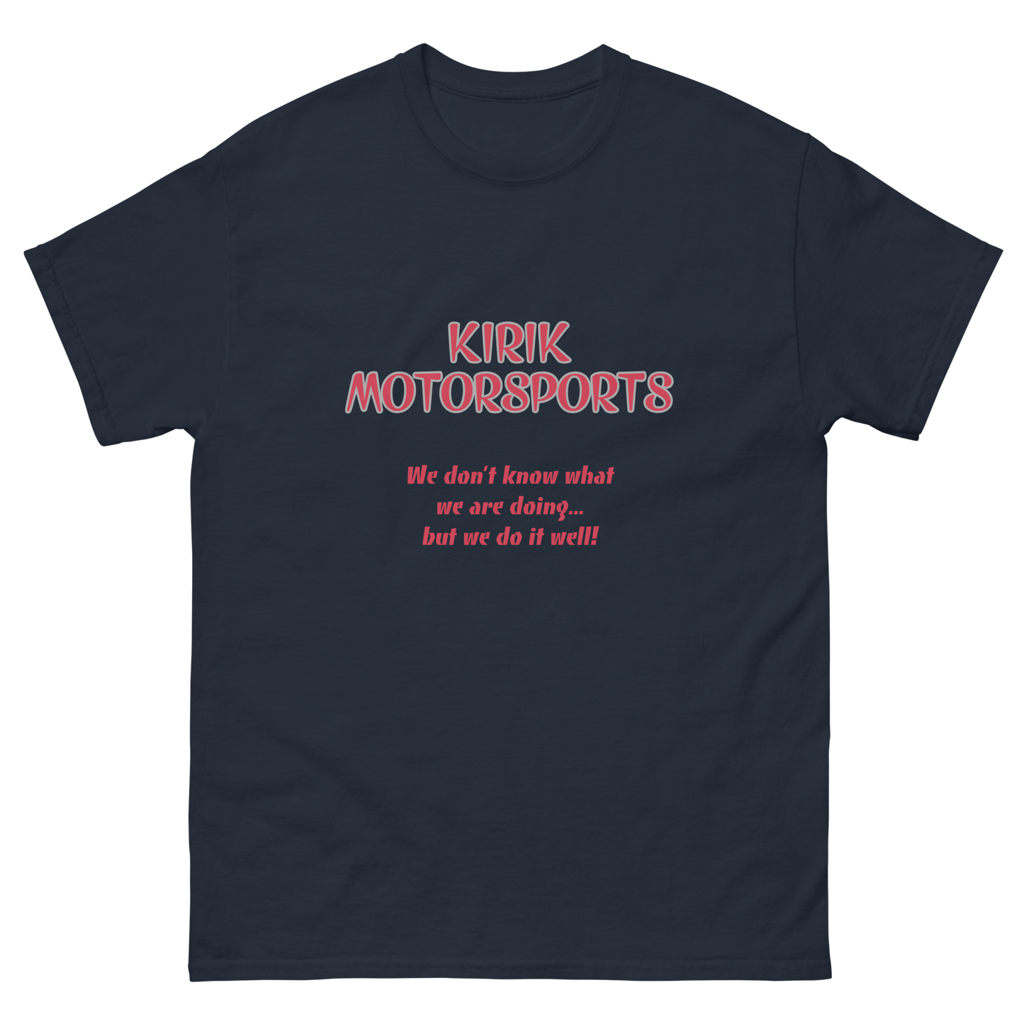 Unisex KMS tee Navy - Kirik Motorsports