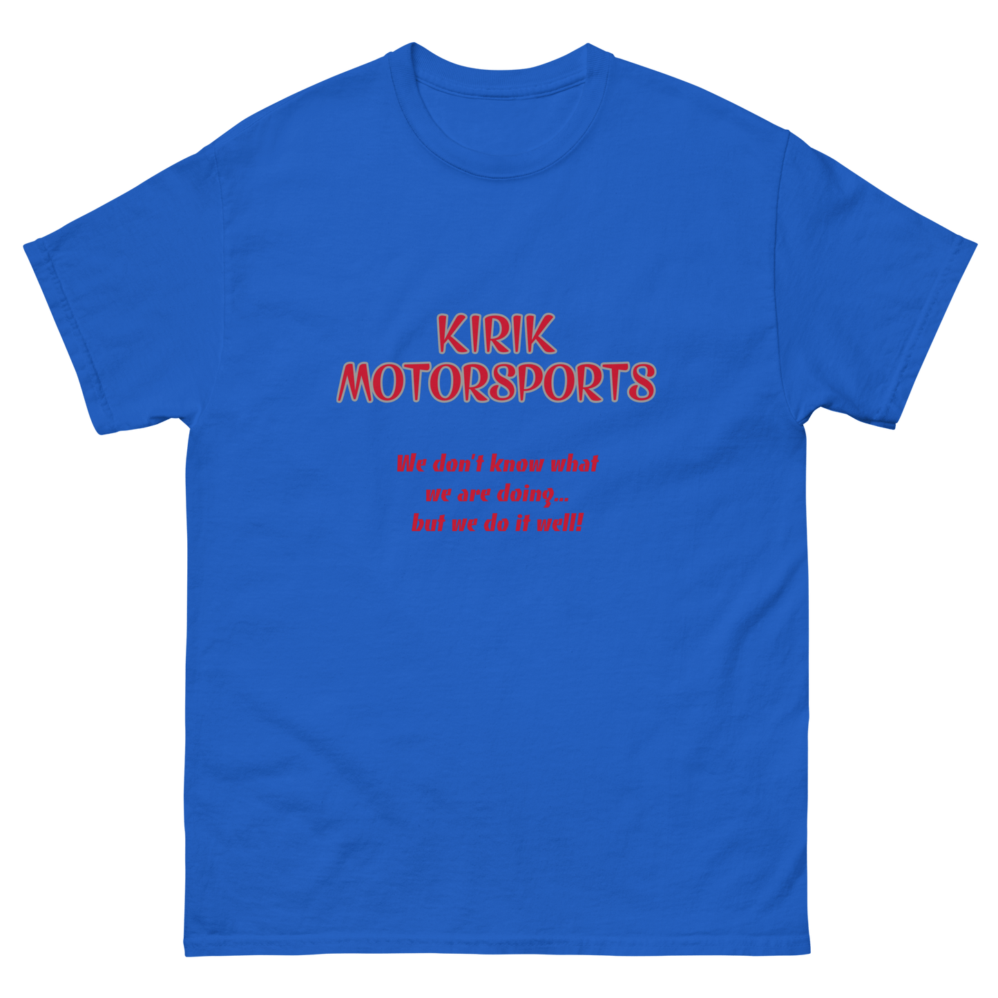 Unisex KMS tee Royal - Kirik Motorsports