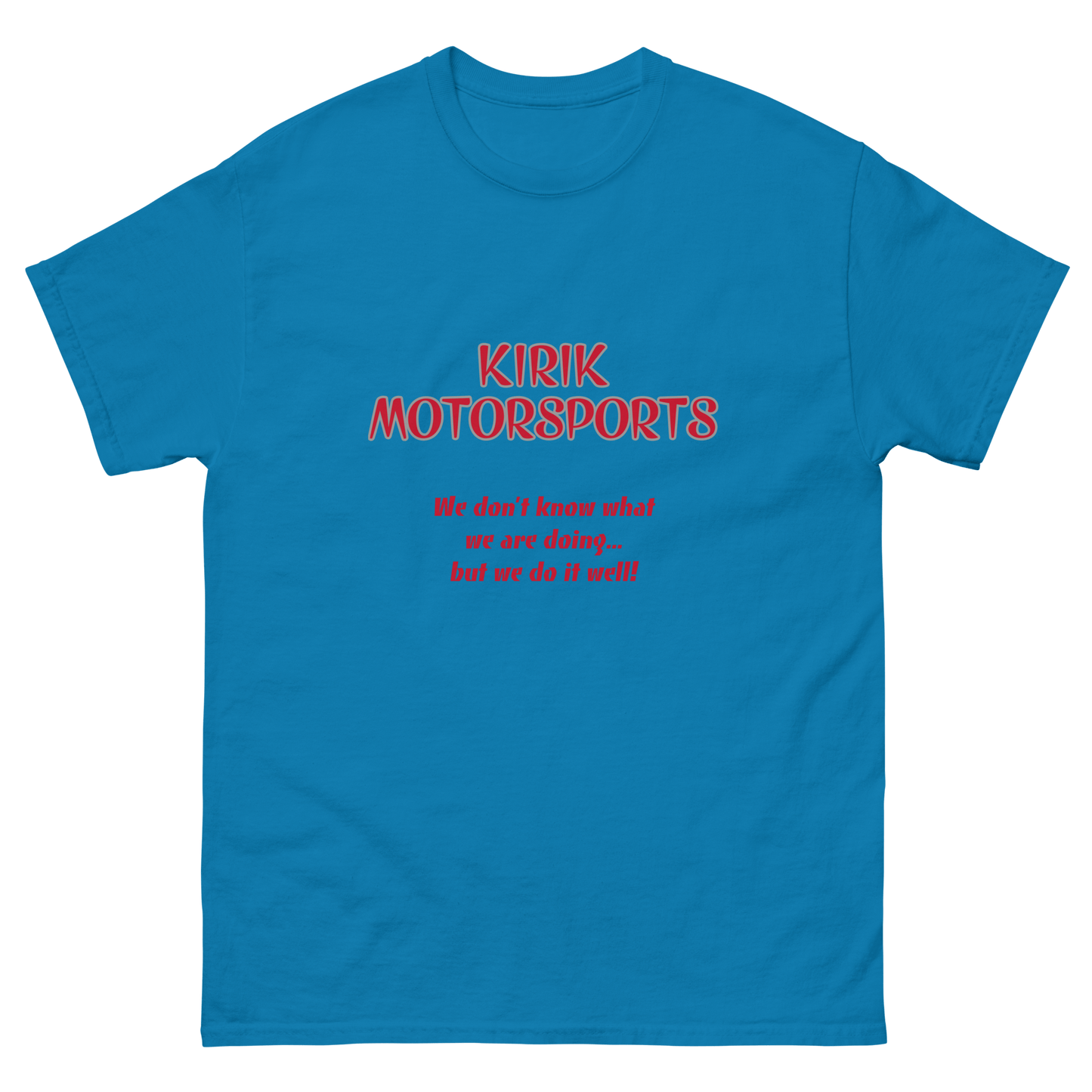 Unisex KMS tee Sapphire - Kirik Motorsports