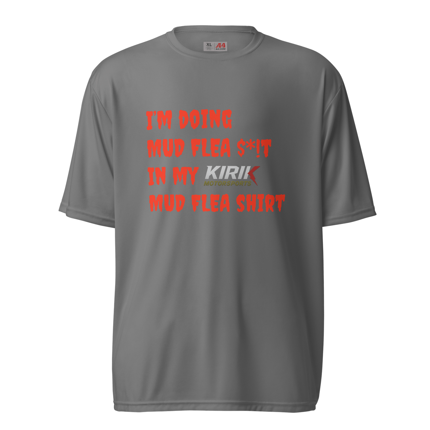 Unisex MUDFLEA t-shirt Graphite - Kirik Motorsports