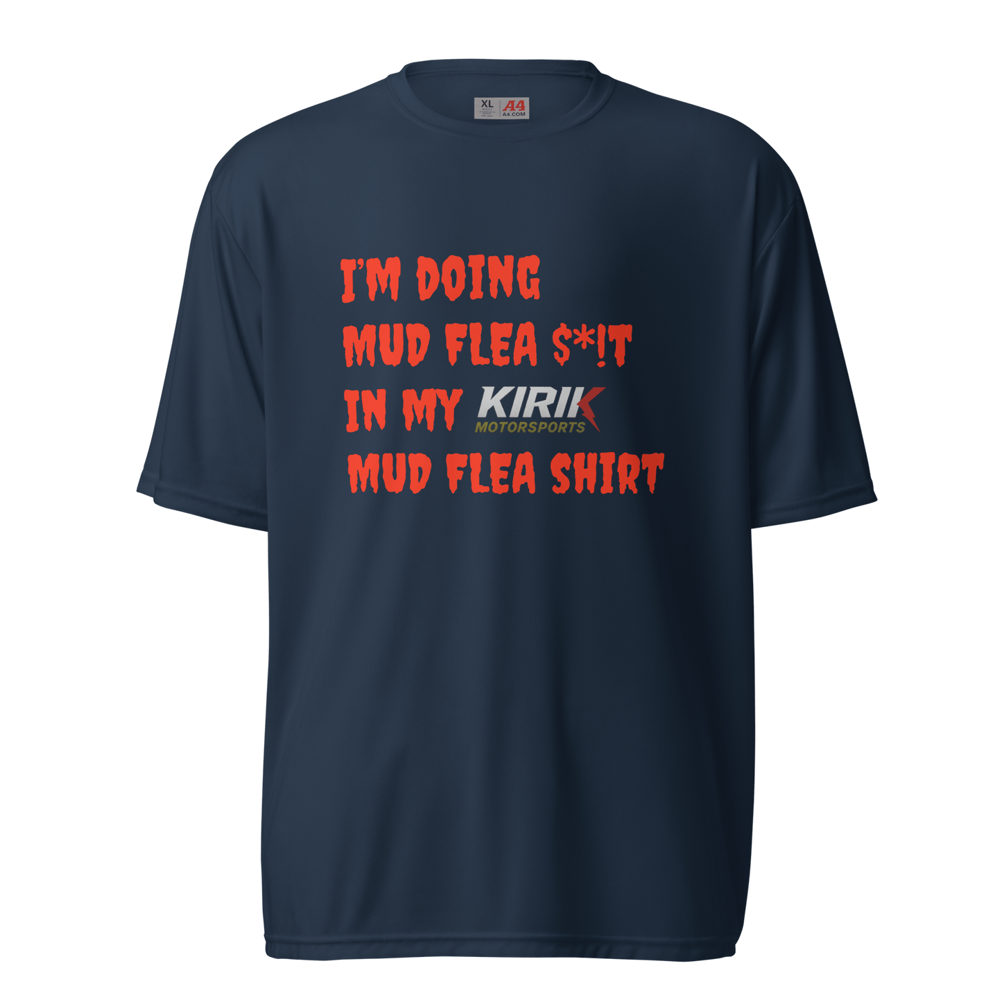 Unisex MUDFLEA t-shirt Navy - Kirik Motorsports