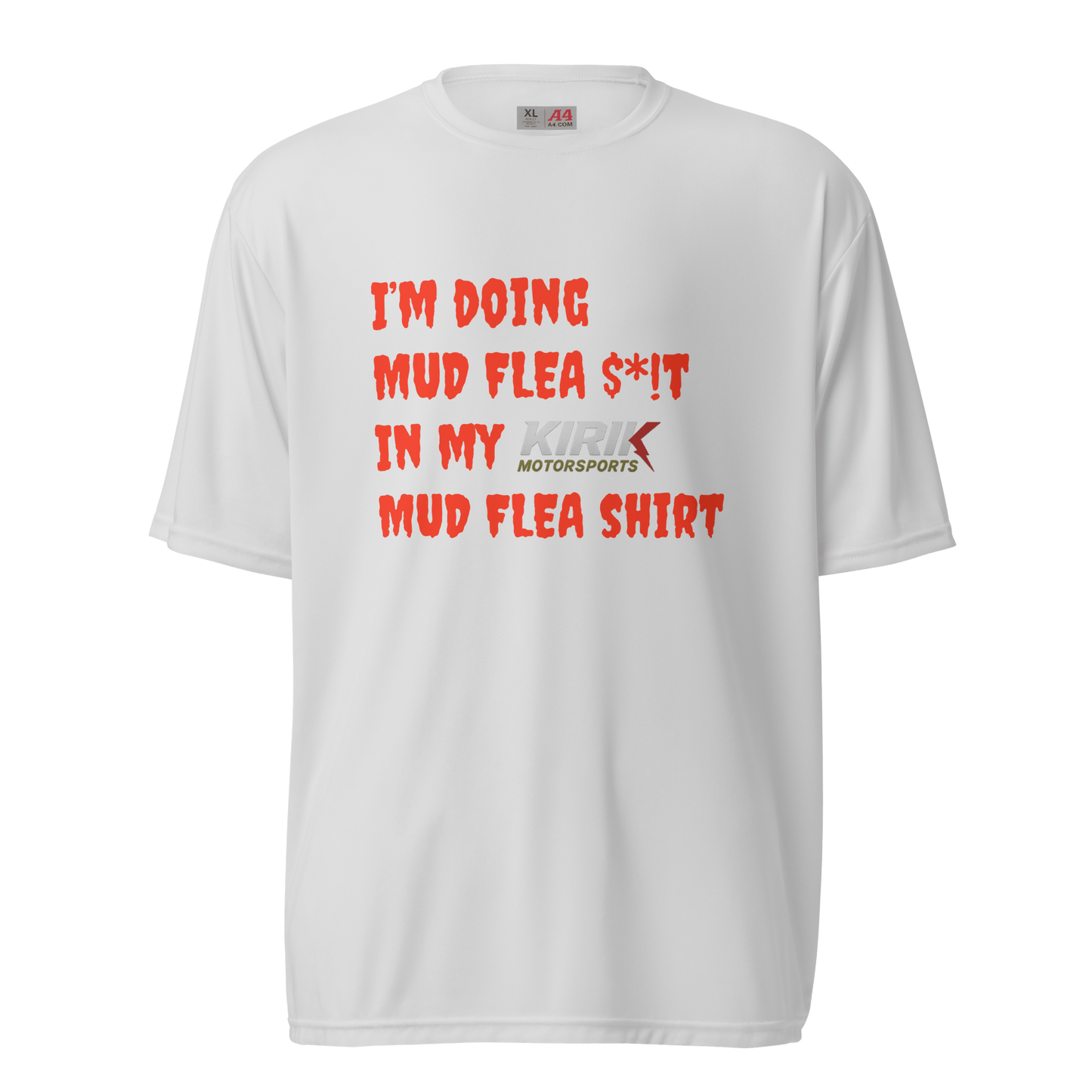 Unisex MUDFLEA t-shirt Silver - Kirik Motorsports