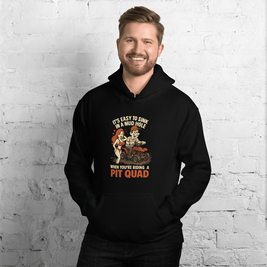 Unisex Mudhole Hoodie Black - Kirik Motorsports