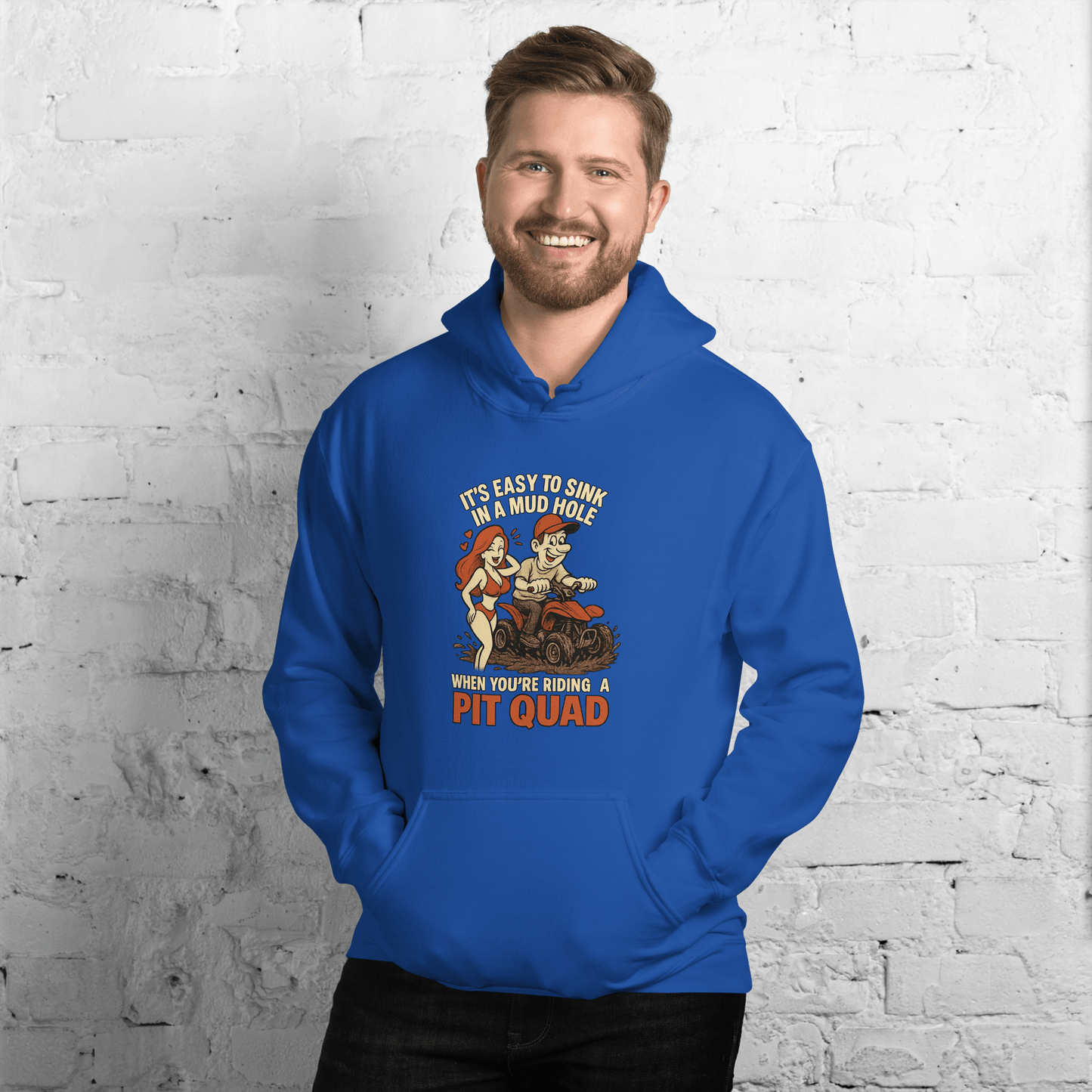 Unisex Mudhole Hoodie Royal - Kirik Motorsports